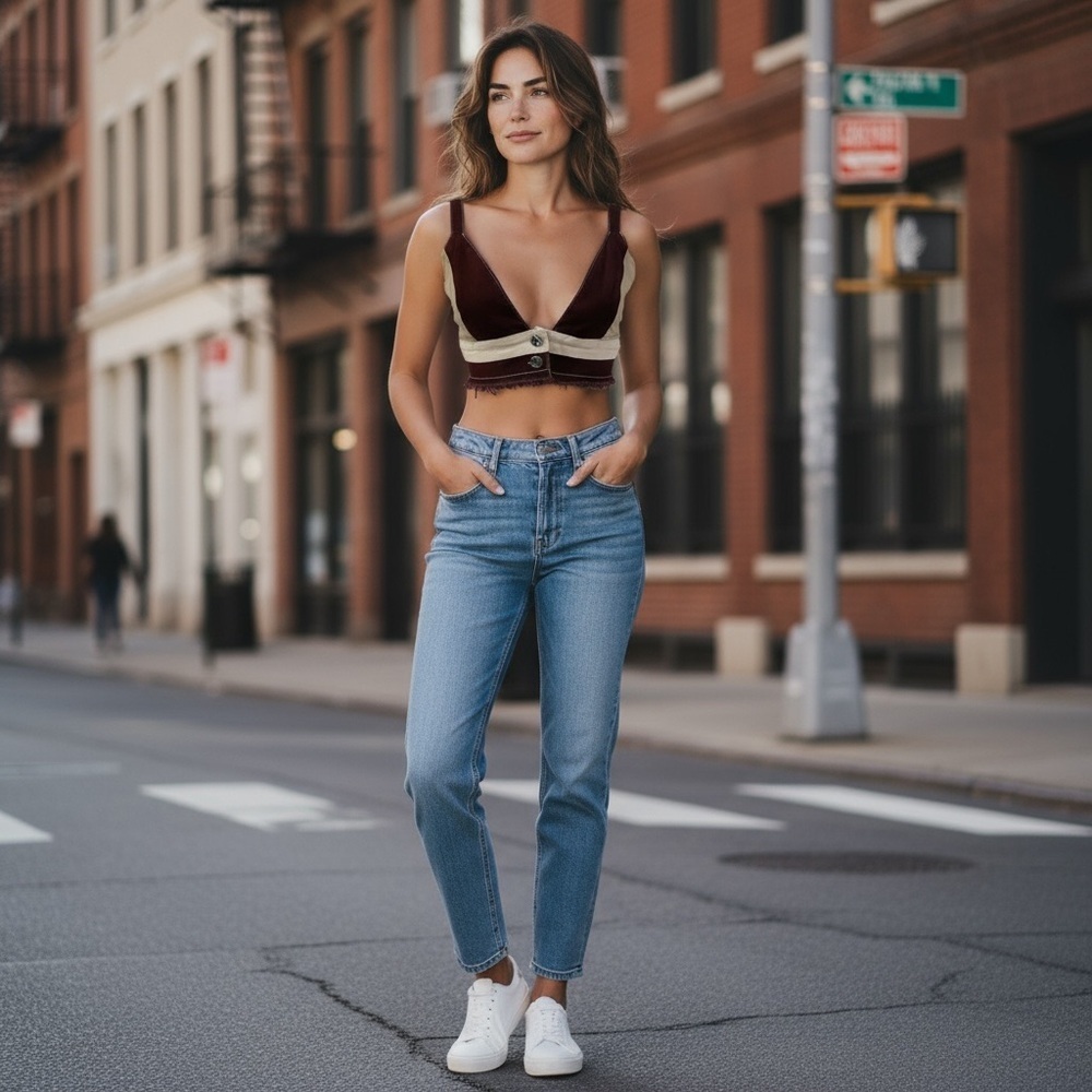 Women’s Color Block Bartlett Top